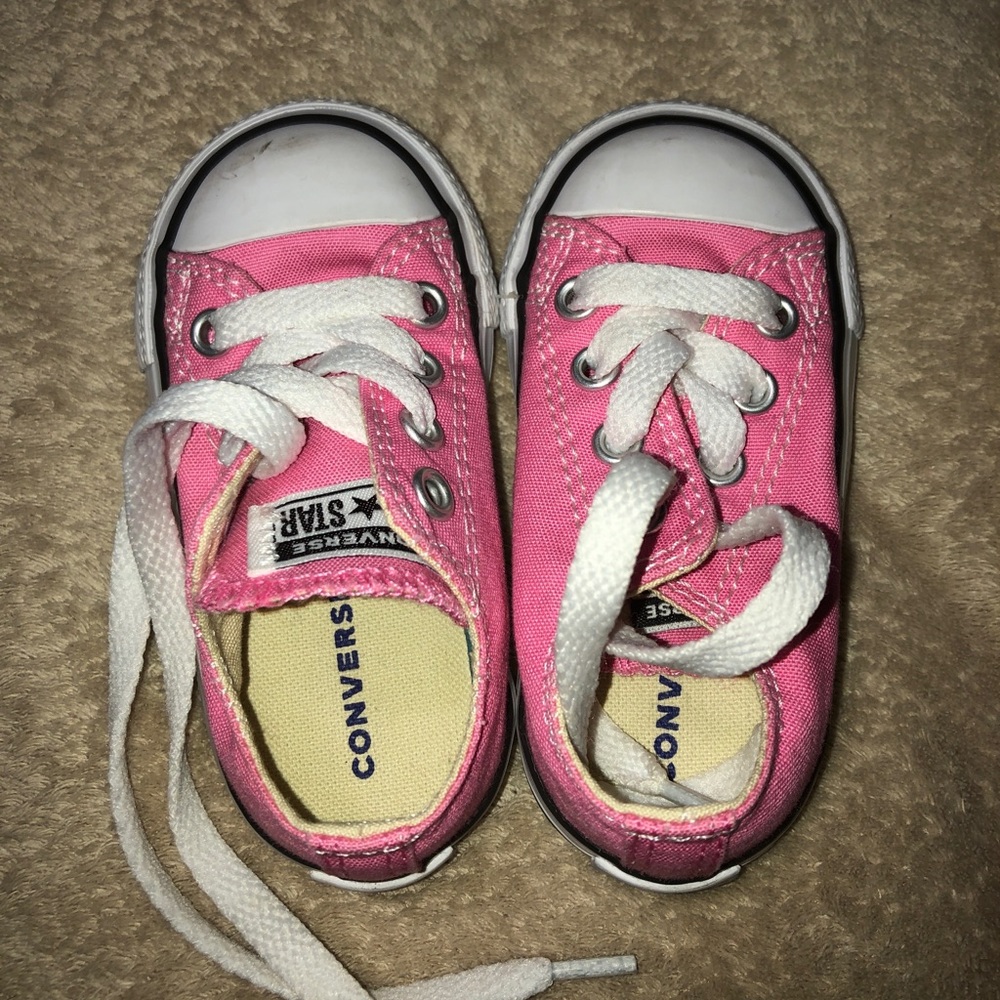 Converse pink sneakers